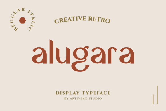 Alugara: A Contemporary Serif Font for Makers
