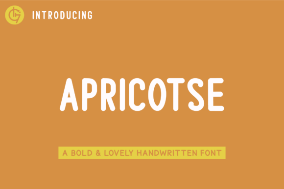 Apricotse: A Quirky All Caps Font for Editorial Design
