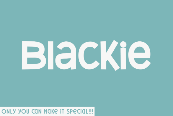 Blackie: A Natural and Unique Font for Creative Branding