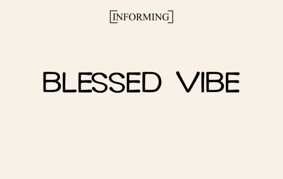 Blessed Vibe: A Premium Sans Serif Font for Creative Campaigns