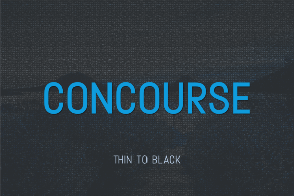 Concourse: A Modern and Versatile Font for Creative Projects