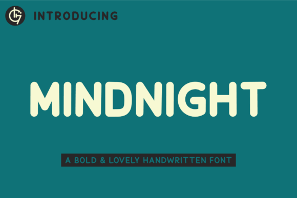 Discover the Charm of Mindnight: A Quirky All Caps Font