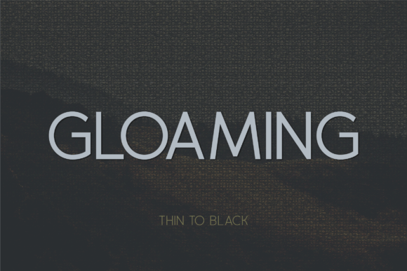 Discover the Versatile Charm of Gloaming Font