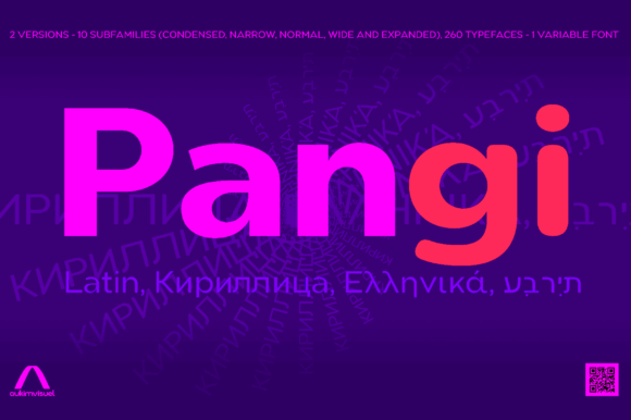Enhance Your Brand with Pangiwide Regular: A Modern Sans Serif Font