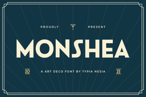 Enhance Your Campaigns with Monshea: A Bold Art Deco Sans Font