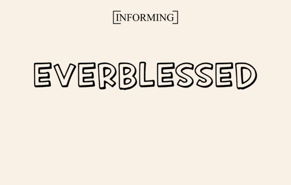 Everblessed: A Font for Creative Makers and Sellers