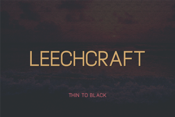 Leechcraft: A Modern Sans Serif for Creative Makers