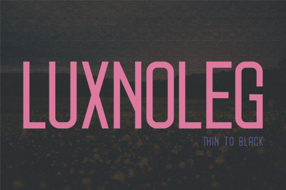 Luxnoleg: A Modern Sans Serif Font for Editorial Design