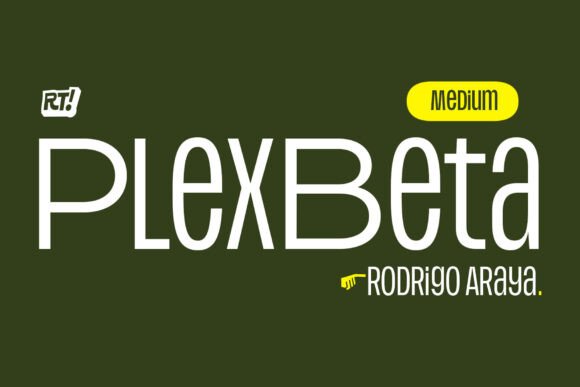Plex Beta Medium: A Versatile Sans Serif for Creative Makers