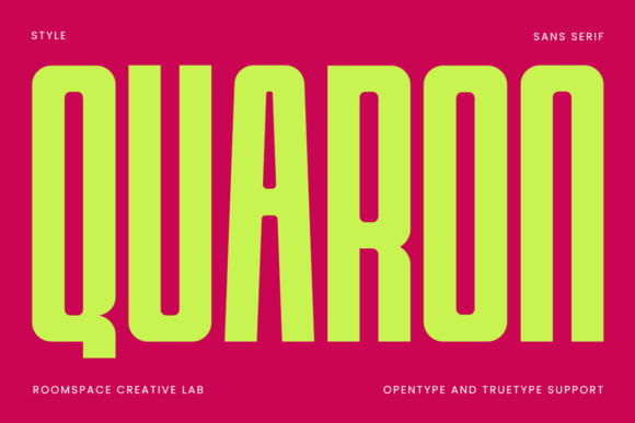 Quaron: The Perfect Bold Serif Font for Impactful Branding