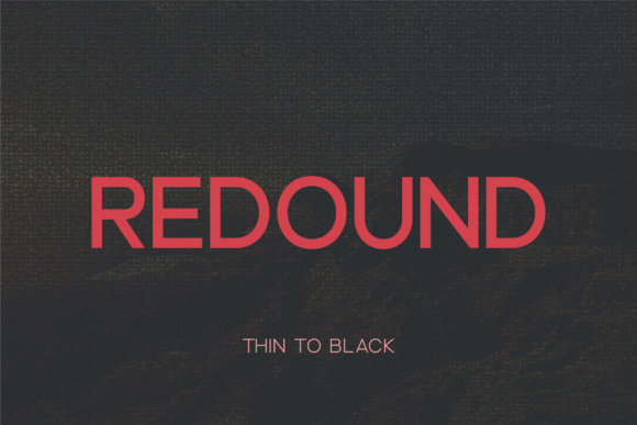 Redound: A Modern Sans Serif for Professional Branding