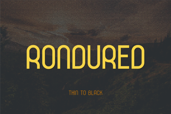 Rondured: A Modern Sans Serif for Clean Web Design