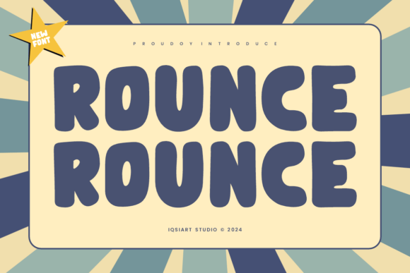 Rounce: A Playful Font for Eye-Catching Branding