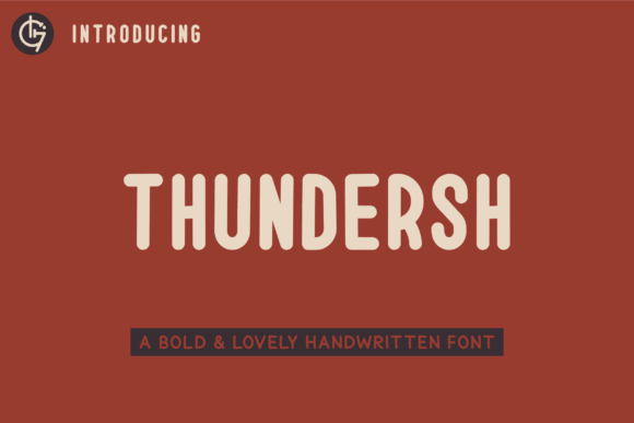 Thundersh: A Quirky All Caps Font for Creative Branding