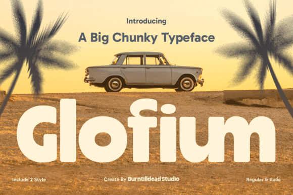 Transform Your Brand with Glofium: A Bold and Chunky Font