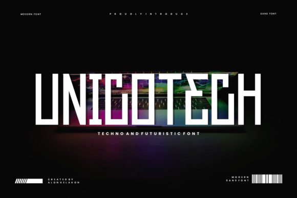 Unicotech: The Perfect Font for Futuristic Branding