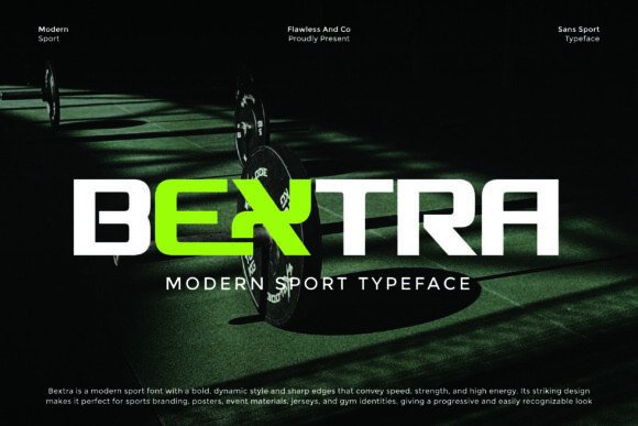 Unleashing Bextra: A Bold Font for Dynamic Branding
